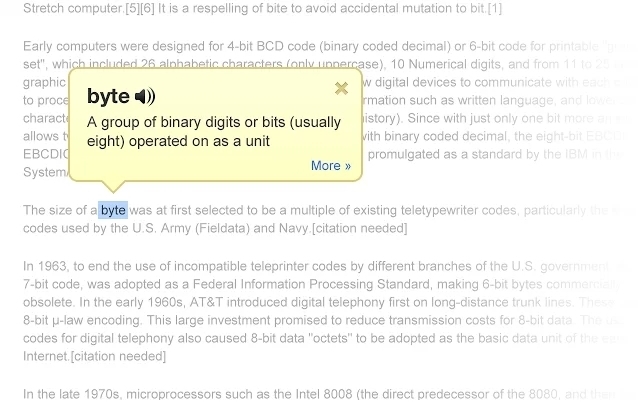 Google Dictionary
